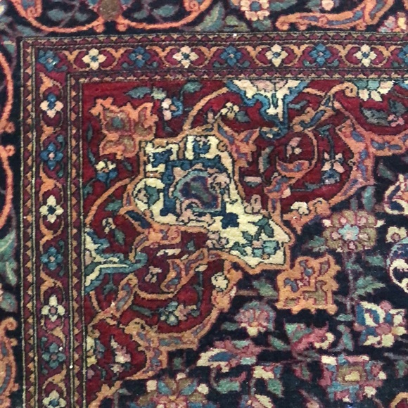 Ahmed Isfahan Antique Persian rug 4.8x6.7 - Picture 6 of 8